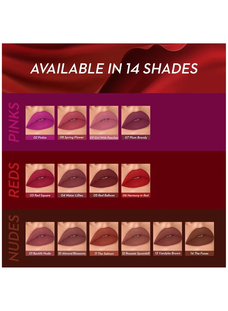 SUGAR Cosmetics SUGAR Cosmetics Mousse Muse Lip Cream - 05 Red Balloon | 24+ Hour Waterproof & Smudgeproof Lipstick | 5ml