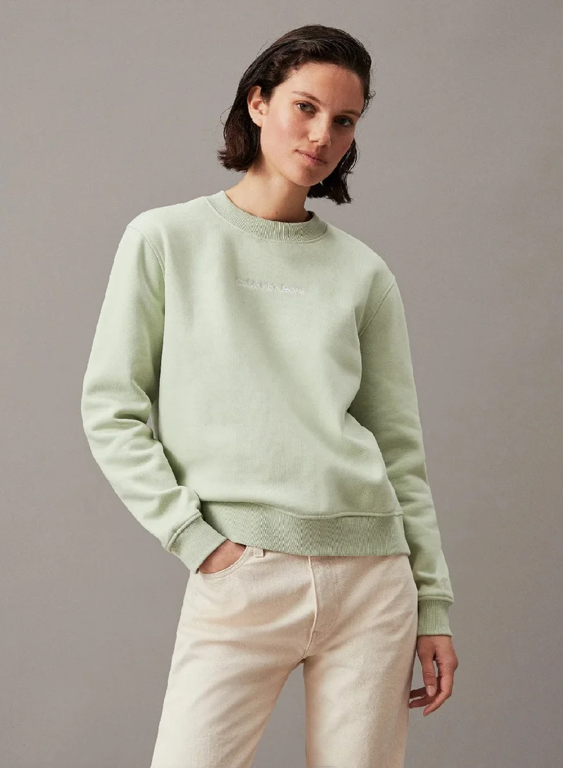 Calvin Klein Jeans Cotton Terry Sweatshirt