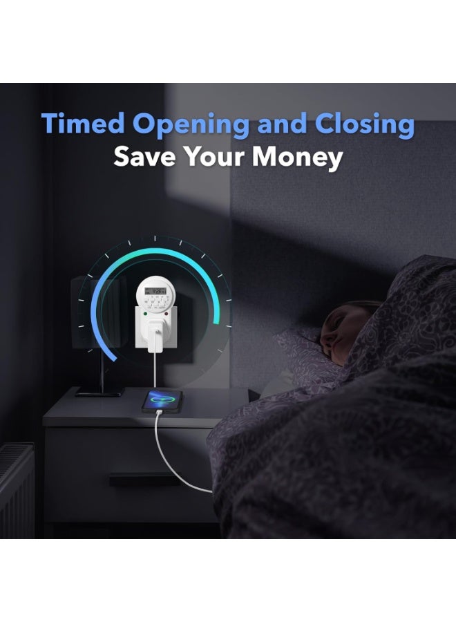 ELIKLIV Electronic Timer Socket ETE-63A Smart Cycle Timer British Standard Household Power Off Timer 220 - 240V - Image 5