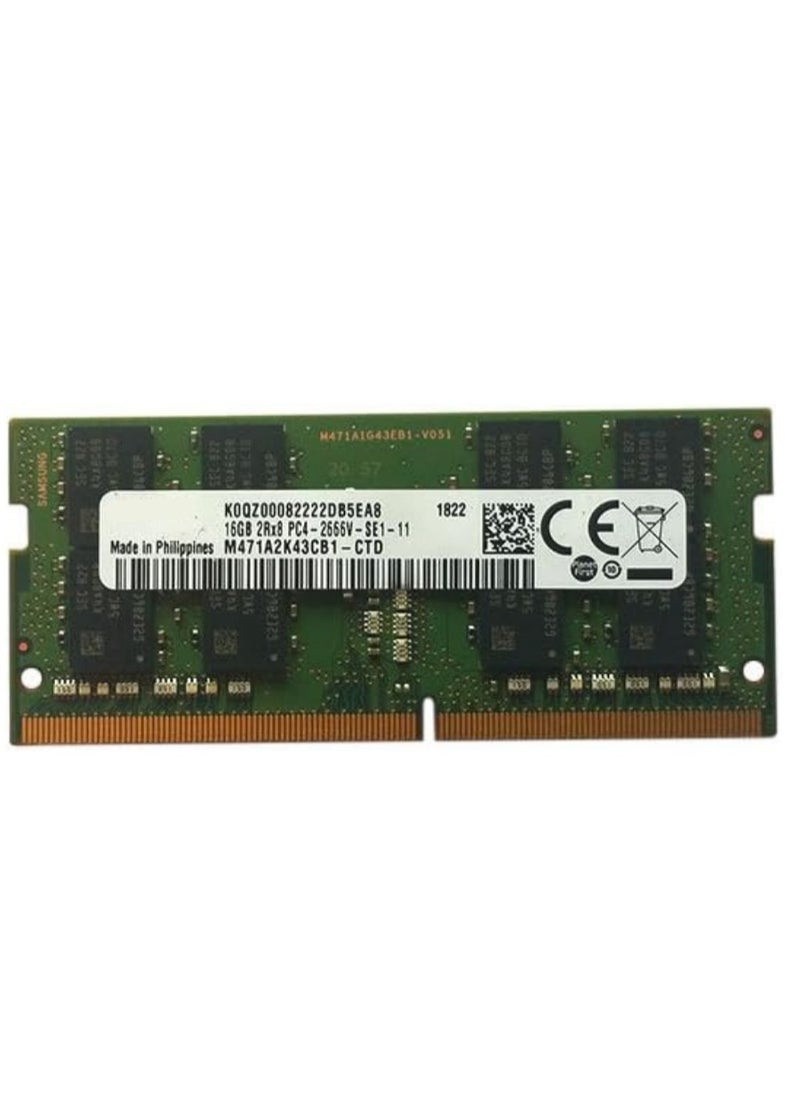 Generic 16GB DDR4 2666MHz Laptop RAM – PC4-21300, 260-Pin SO-DIMM, 1.2V, CL19 