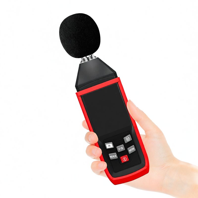 TASI TA8151 Digital Sound Level Meter SLM Household Noise Tester Professional High-Precision Noise Tester Handheld Sound Detector Decibel Monitor 30-130dB Acoustic Measurement Instrument - Image 5