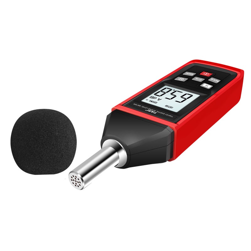 TASI TA8151 Digital Sound Level Meter SLM Household Noise Tester Professional High-Precision Noise Tester Handheld Sound Detector Decibel Monitor 30-130dB Acoustic Measurement Instrument - Image 4