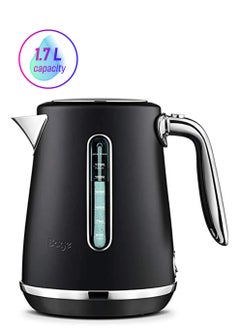 Sage Sage - The Soft Top Luxe - 1.7L Quiet and Cordless Kettle with Splash Proof Lid, Black Truffle- UAE Version, 2 Year Manufacturer Warranty  - Image 1