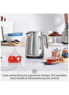 Sage Sage - The Soft Top Luxe - 1.7L Quiet and Cordless Kettle with Splash Proof Lid, Black Truffle- UAE Version, 2 Year Manufacturer Warranty  - Image 2