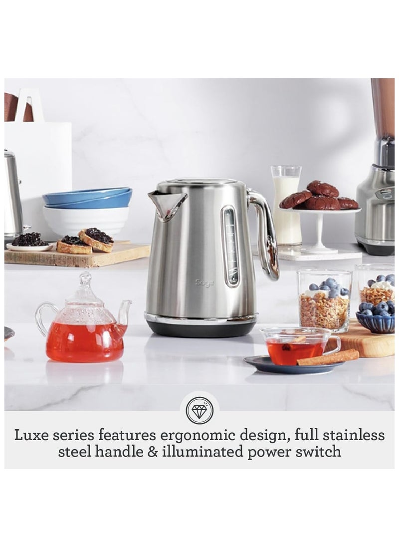 Sage - Sage - The Soft Top Luxe - 1.7L Quiet and Cordless Kettle with Splash Proof Lid, Black Truffle- UAE Version, 2 Year Manufacturer Warranty - Image 1