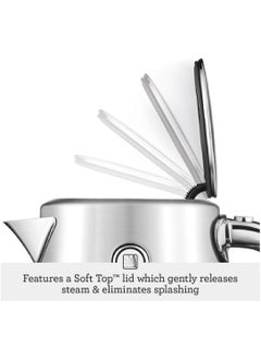 Sage Sage - The Soft Top Luxe - 1.7L Quiet and Cordless Kettle with Splash Proof Lid, Black Truffle- UAE Version, 2 Year Manufacturer Warranty  - Image 4