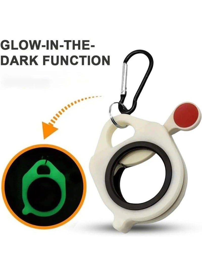 Loquat Glow-in-the-Dark Plastic Cable Tie Organizer (1PC) - No Unnecessary Waste, Simple to Use, Reusable Cable Tie Organizer. - Image 2