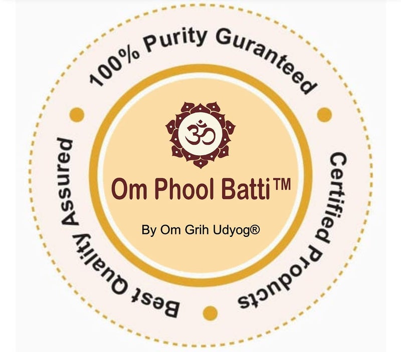 Om Phool Batti Handmade Long Diya Batti Lambi Jyot Batti White Cotton Wicks for Puja 100 - Image 4
