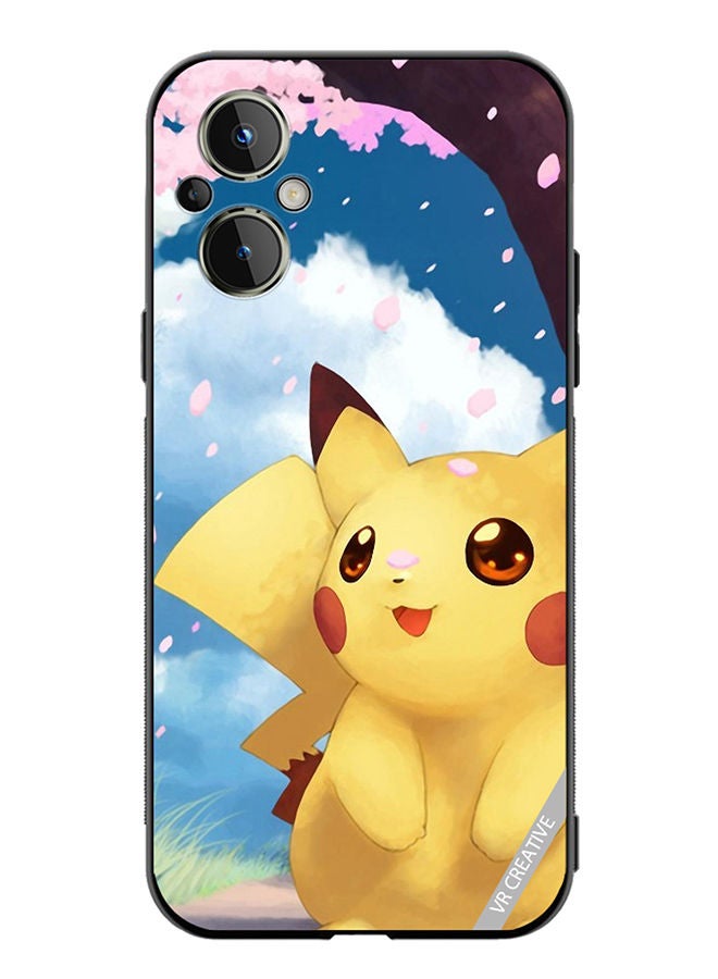 VR CREATIVE Protective Case Cover For OnePlus Nord N20 5G Spring Pikachu Design Multicolour - Image 1