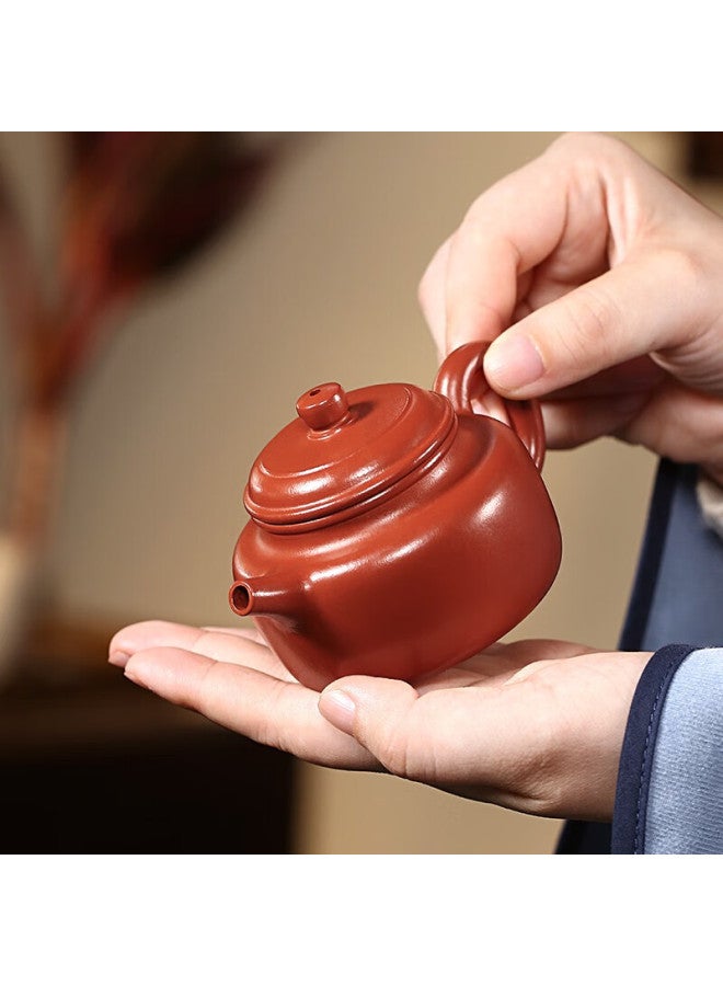 Zanghutianxia Small Capacity Yixing Purple Clay Teapot, Handmade Tea Set, Small Coal Kiln Zhu Ni Brewing Teapot, De Zhong Pot - Image 1