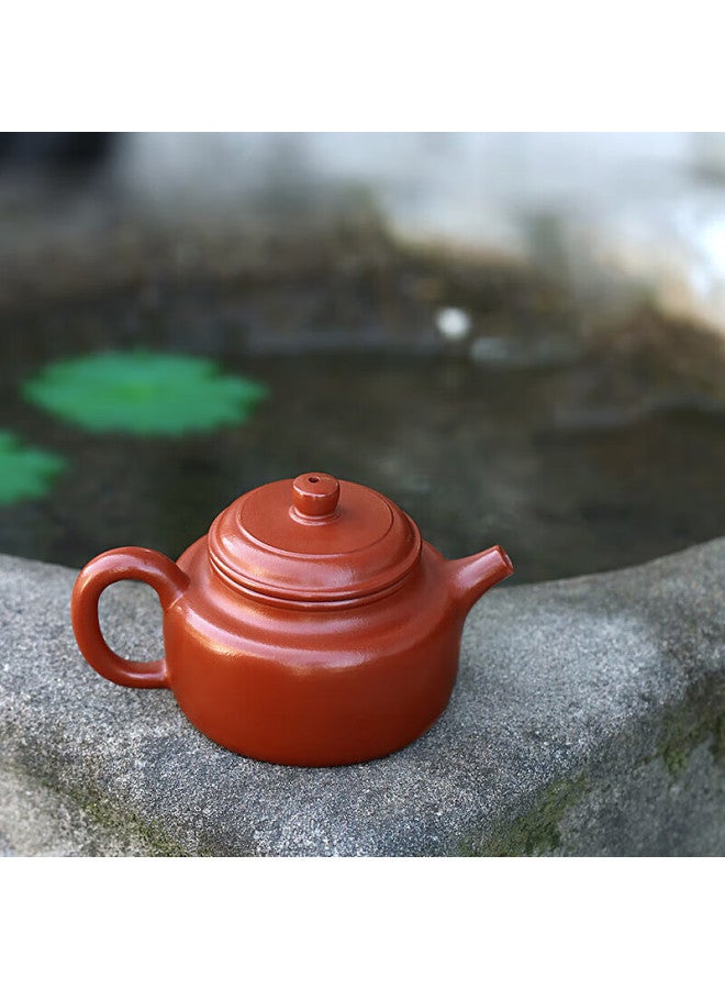 Zanghutianxia Small Capacity Yixing Purple Clay Teapot, Handmade Tea Set, Small Coal Kiln Zhu Ni Brewing Teapot, De Zhong Pot - Image 5