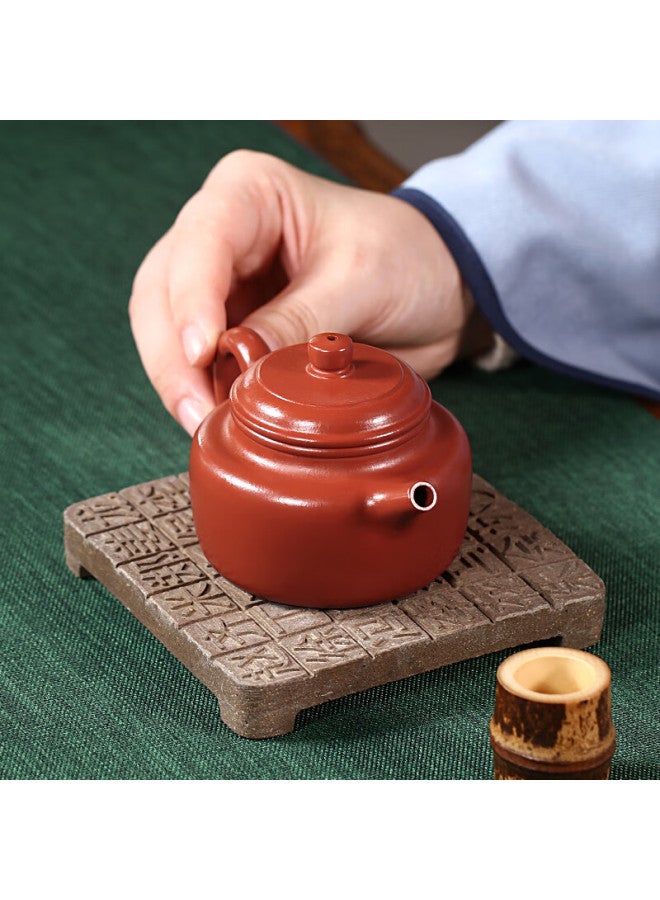 Zanghutianxia Small Capacity Yixing Purple Clay Teapot, Handmade Tea Set, Small Coal Kiln Zhu Ni Brewing Teapot, De Zhong Pot - Image 2