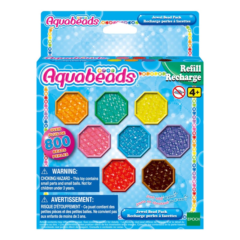 Aquabeads Jewel Bead Pack - Arts & Crafts Bead Refill Kit for Kids 4+ - Expand Your Aquabeads Creations with 800+ Jewel Beads in 8 Colors - Image 4