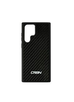 crbn Real Carbon Fiber Carbon Fiber Samsung S22 Ultra Phone Back Cover (Twill) 