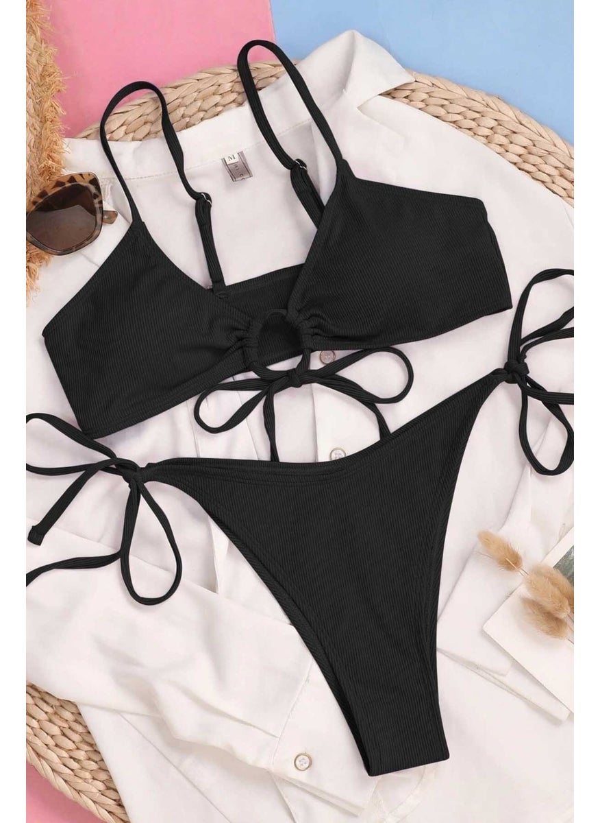Angelsin Tie-Up Stylish Bikini Set  - Image 4
