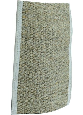 LokmanAVM Natural Goat Hair Handmade Back and Body Pouch Beige 26 x 18 cm  - Image 3