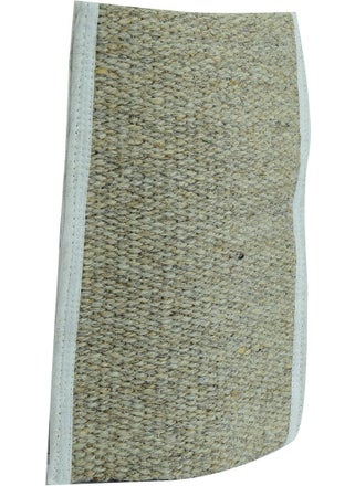 LokmanAVM Natural Goat Hair Handmade Back and Body Pouch Beige 26 x 18 cm  - Image 5