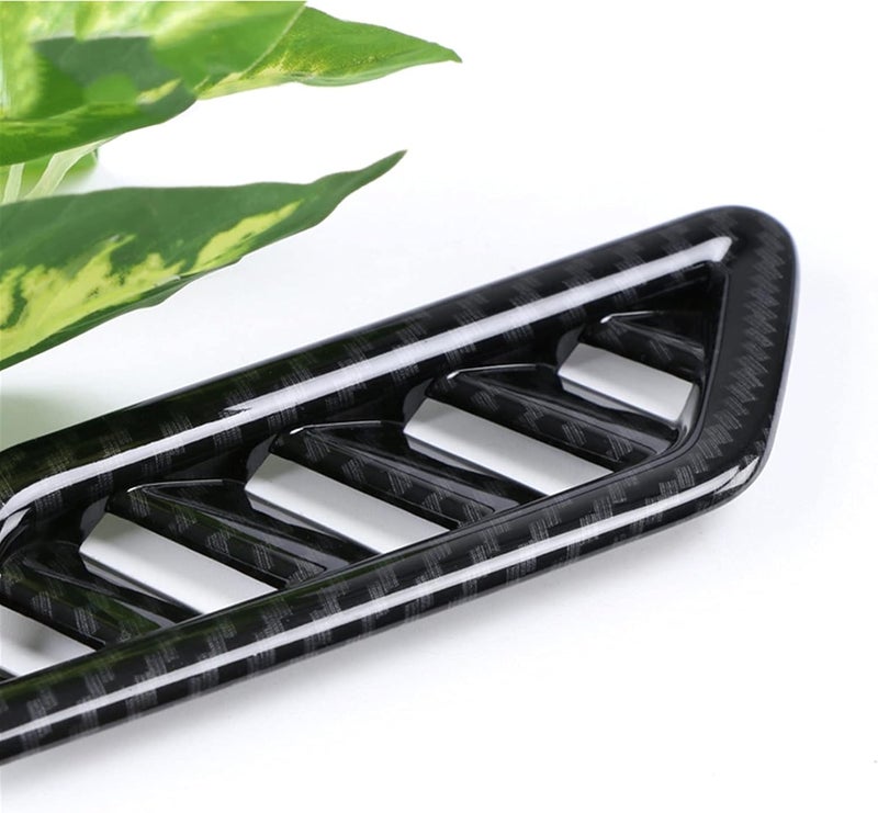 DEMULAX Carbon Fiber AC Vent Cover Trim for VW T-ROC - Image 2