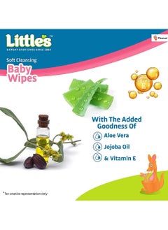 Little's Soft Cleansing Baby Wipes 80 Wipes  - Image 5