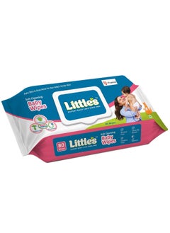 Little's Soft Cleansing Baby Wipes 80 Wipes  - Image 1