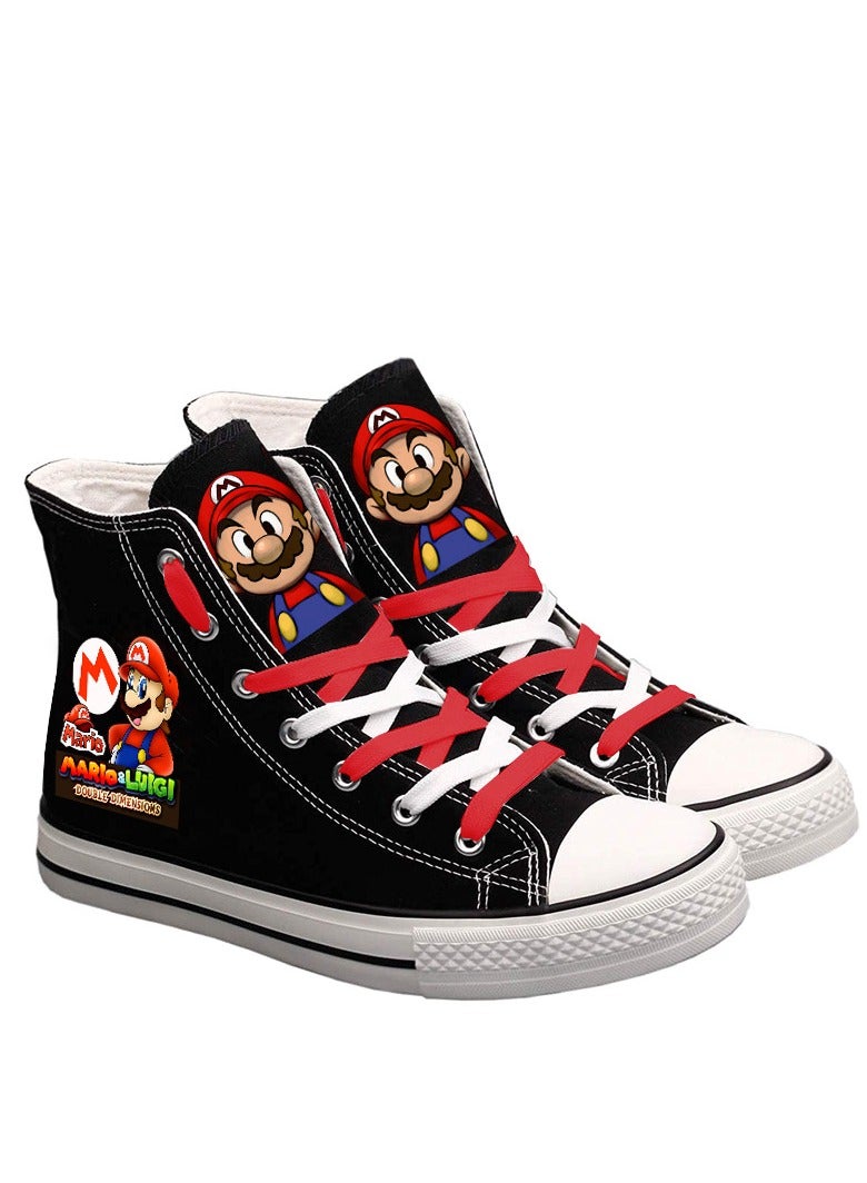 Unisex Top Canvas Shoes – Stylish Couple Sneakers for Casual  Cosplay - Image 1