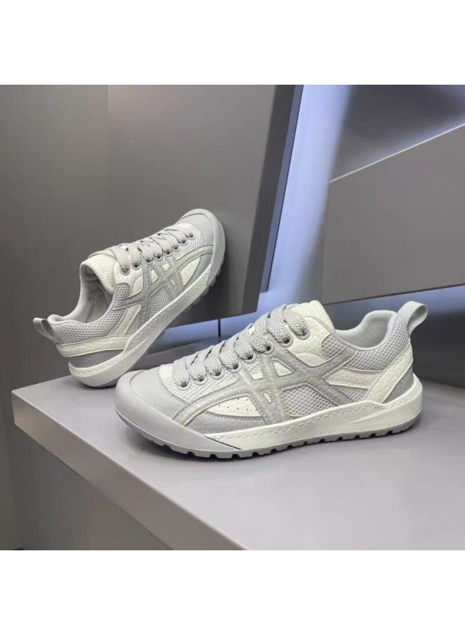 Trendy Men's Shoes  New Summer Breathable Mesh Sports Casual Shoes Retro German Training Shoes Lightweight Soft-soled Forrest Gump Shoes