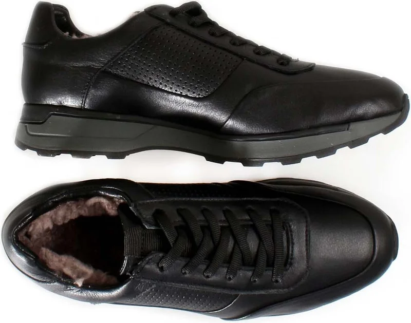Fast Step Leather & Shearling Men's Sports Shoes 723KMA120