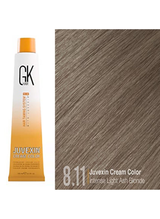 GK Hair Dye COLOR  8.11 Light Ash Blonde