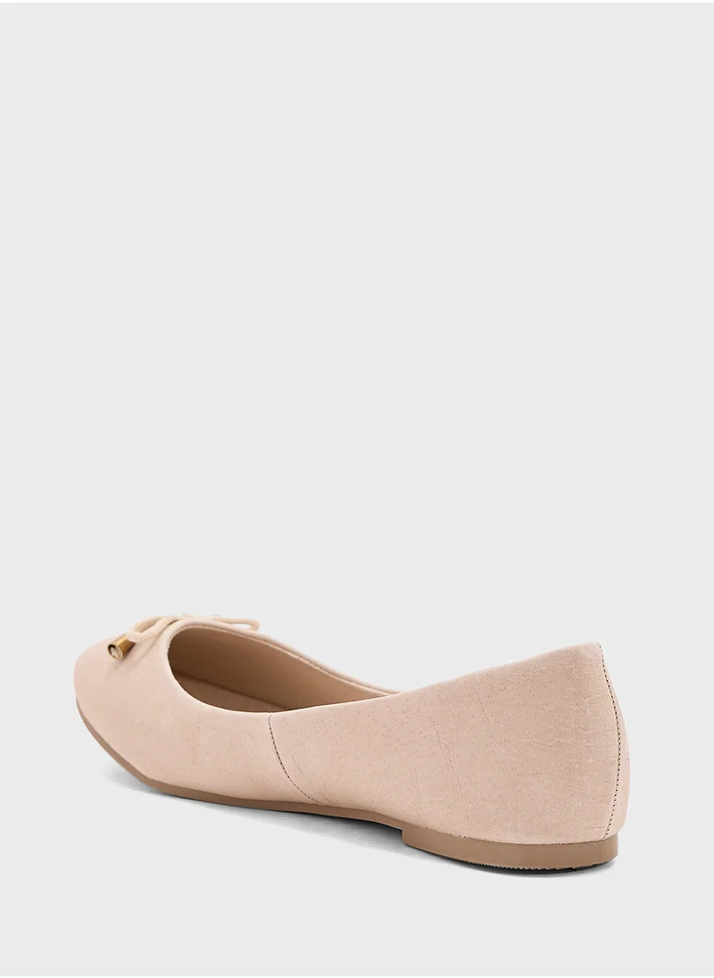 Ginger Classic Ballerina With Bow