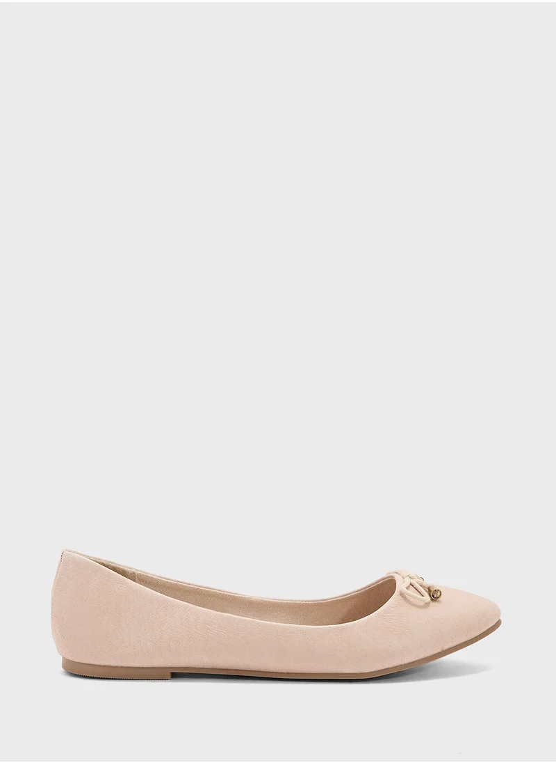 جينجر Classic Ballerina With Bow