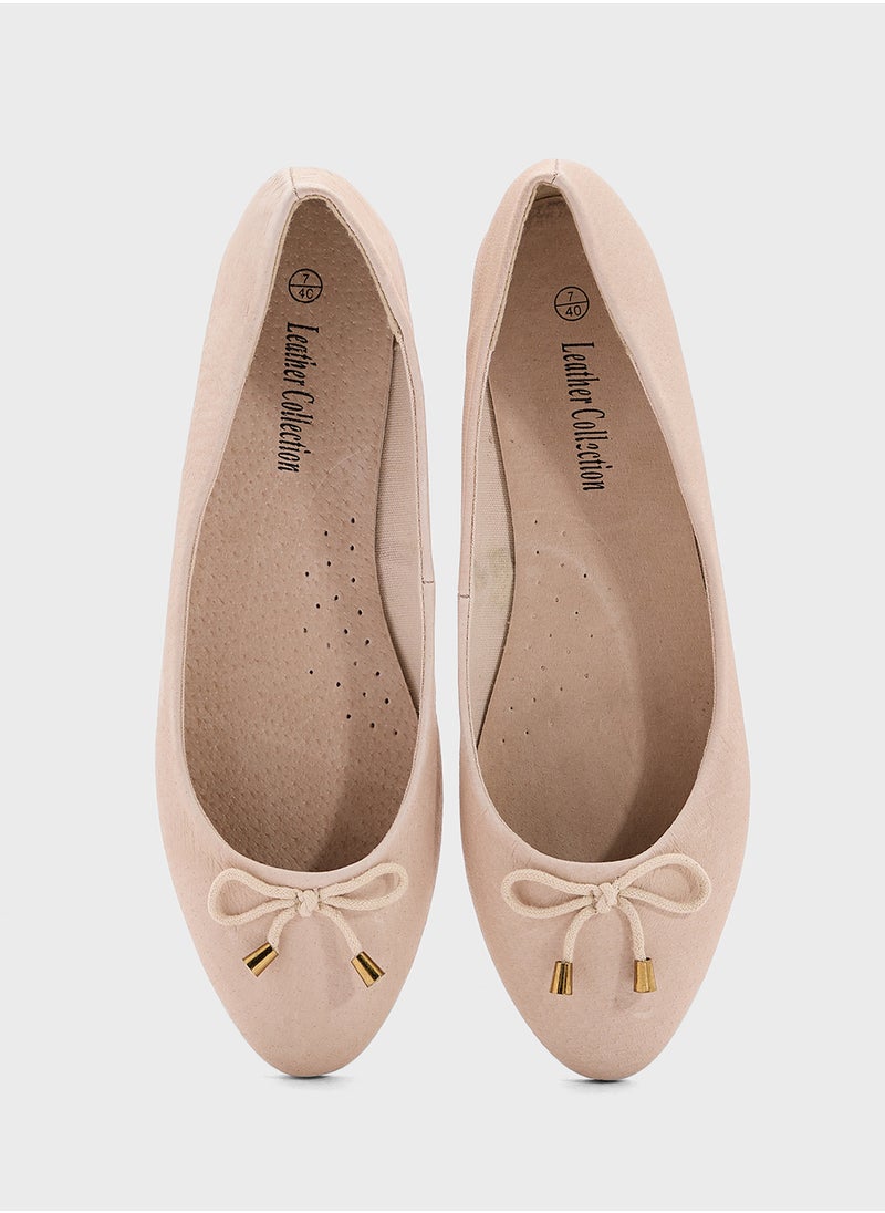 Ginger Classic Ballerina With Bow  - Image 4