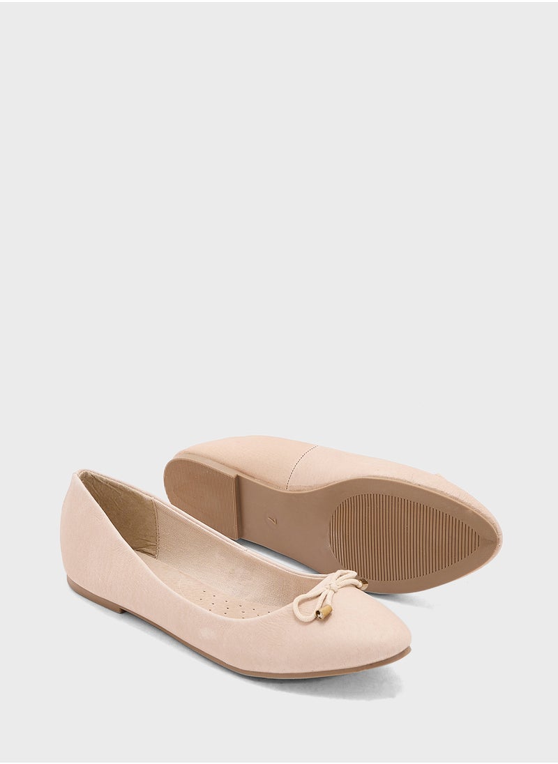 Ginger Classic Ballerina With Bow  - Image 3
