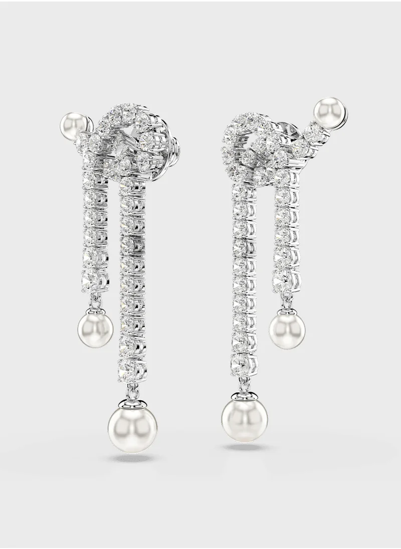 SWAROVSKI Pearl Detail Drop Earrings