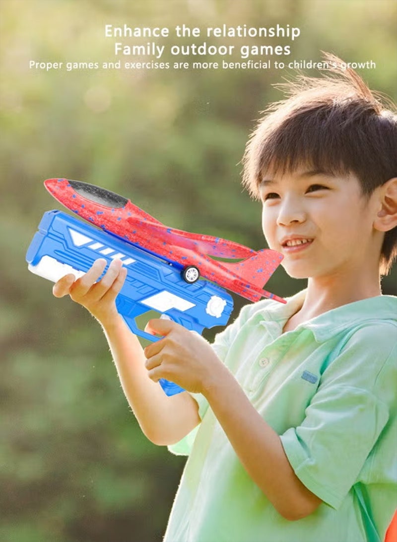 Jamal Ejection Aircraft Gun Foam Throw Gyroplane Children's Interactive Outdoor Toys - Image 4