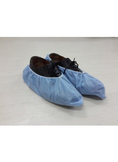 Besni Ticaret Disposable Interlining Overshoes Blue Color 20-25 gr Thick Cloth Overshoes Pack of 200 