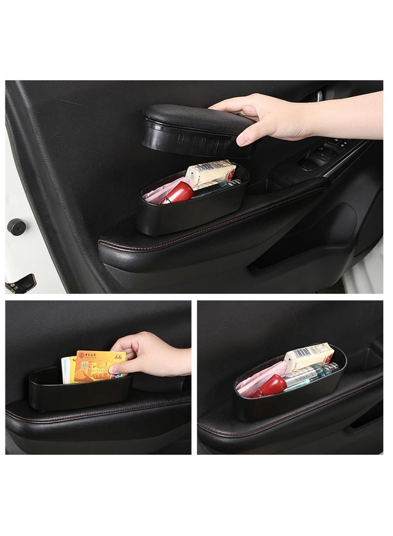 Excefore Car Center Console Armrest Box, 1 PC Support Elbow Wrist Rest Pad Car Armrest Extender Adjustable, Auto Storage Organizer Box, Fit for All Car Models (Black) - Image 5