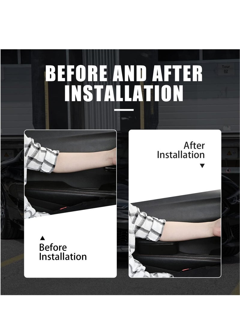 Excefore Car Center Console Armrest Box, 1 PC Support Elbow Wrist Rest Pad Car Armrest Extender Adjustable, Auto Storage Organizer Box, Fit for All Car Models (Black) - Image 3