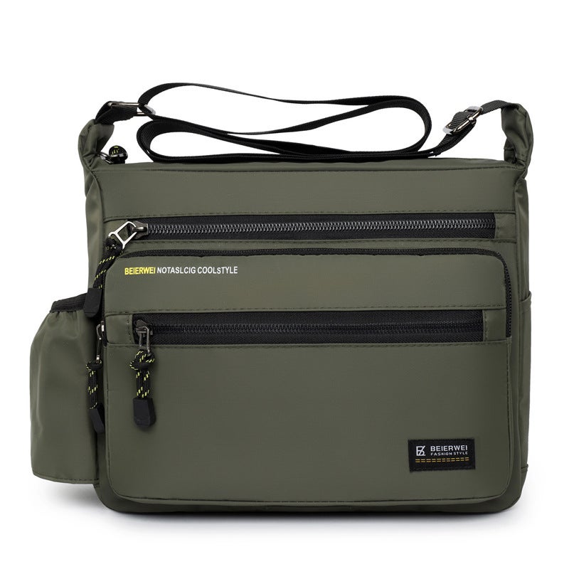 New Men'S Shoulder Multi-Layer Large Capacity Messenger Bag Fashion Versatile Convenient Travel Waterproof Backpack