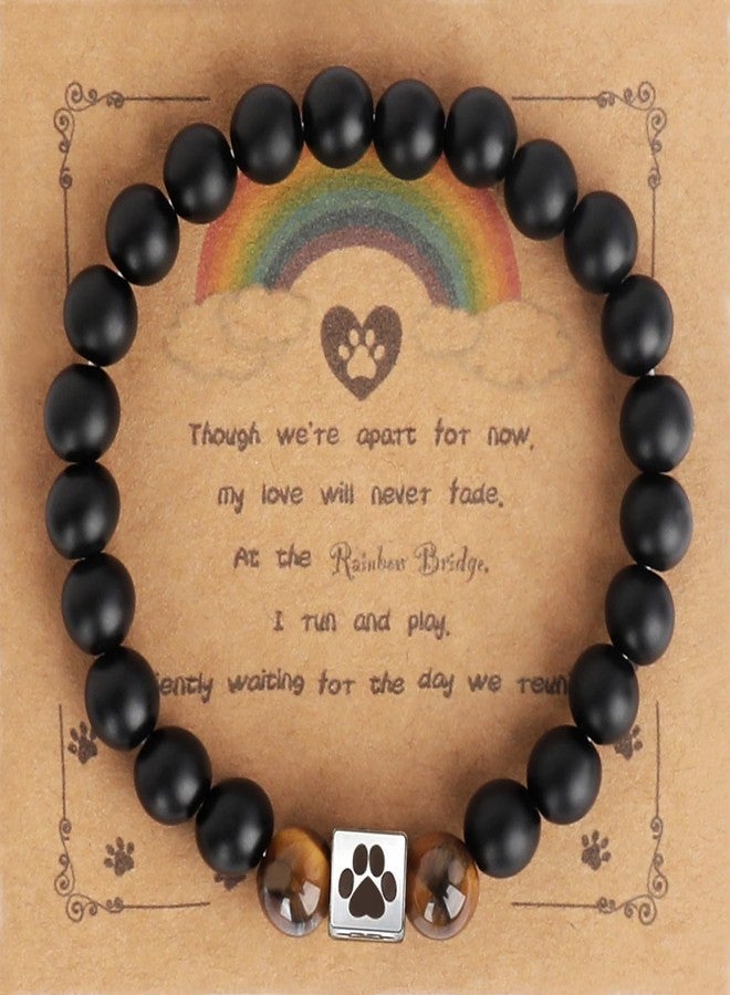 AccEncyc Dog Tracking Bracelet, Memorial Gifts for Loss of Dog, Custom Pet Jewelry Honoring Beloved Dogs, Comfort Keepsake for Grieving Owners - Image 1
