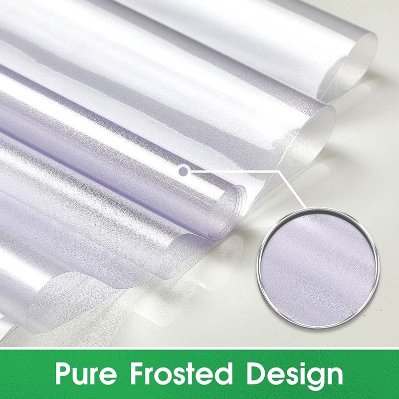 ERATO ™ Privacy Window Frosted Film Decorative Window Tint Glass Non Adhesive Static Cling Sunlight UV Rays Protection Film for Home Office Door (24x148 Inch, Pure Frosted) - Image 5