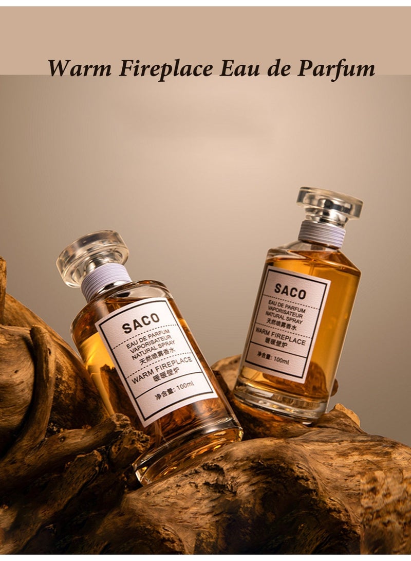 SACO warm fireplace wood tone women eau de parfum/100ML/3.4FL.OZ - Image 1