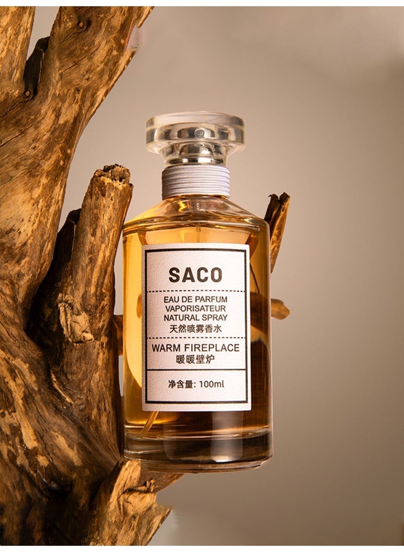 SACO/Warm Fireplace EDP/Woody fragrance Eau De Parfum/The Perfect Gift for Valentine's Day&Halloween&Ramadan for Women - Image 3