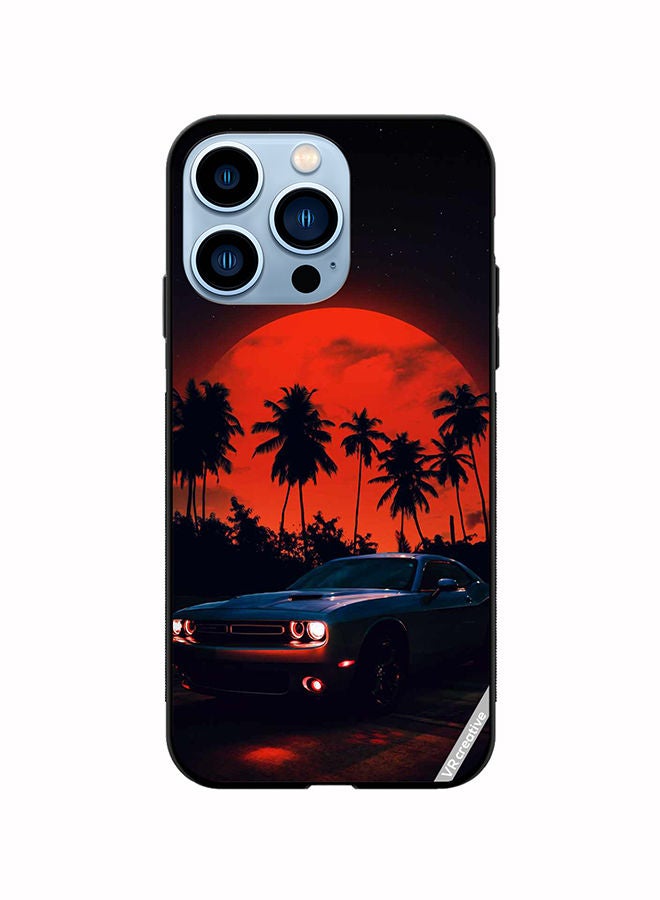 VR CREATIVE Protective Case Cover For Apple iPhone 14 Pro Vint Car Design Multicolour - Image 1