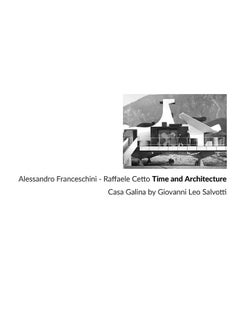 Time and Architecture: Casa Galina by Giovanni Leo Salvotti 