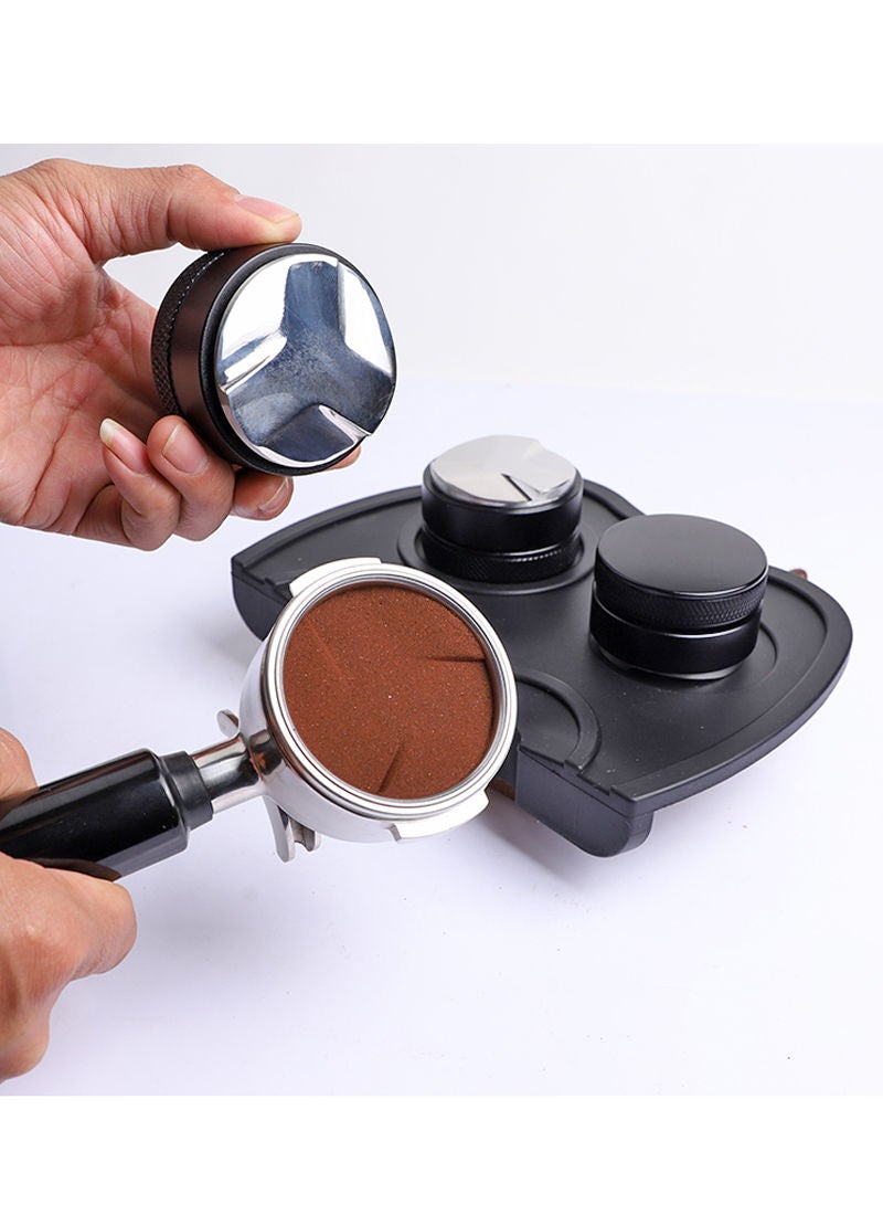 Sharpdo Stainless Steel Coffee Three-paste Black Powder Dispenser 51mm - Image 3