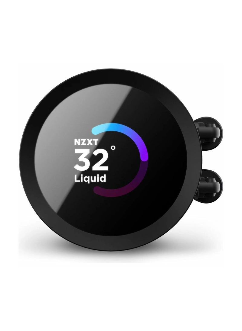 NZXT - NZXT RL-KR360-B1 Kraken 360 RGB Liquid Cooler, 360mm AIO with RGB Controller and Fans - Image 1