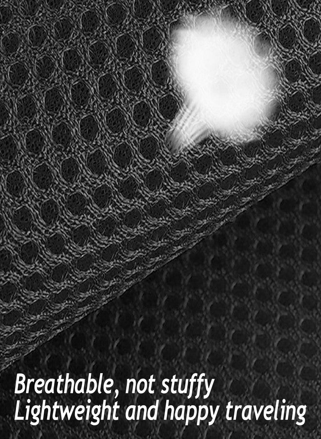 shudyear Summer cat Chest Harness and Leash, Anti-Escape Adjustable Soft mesh cat Leash and Chest Harness Set for All Types of Cats cat Vests (Size XL,Black) - Image 3