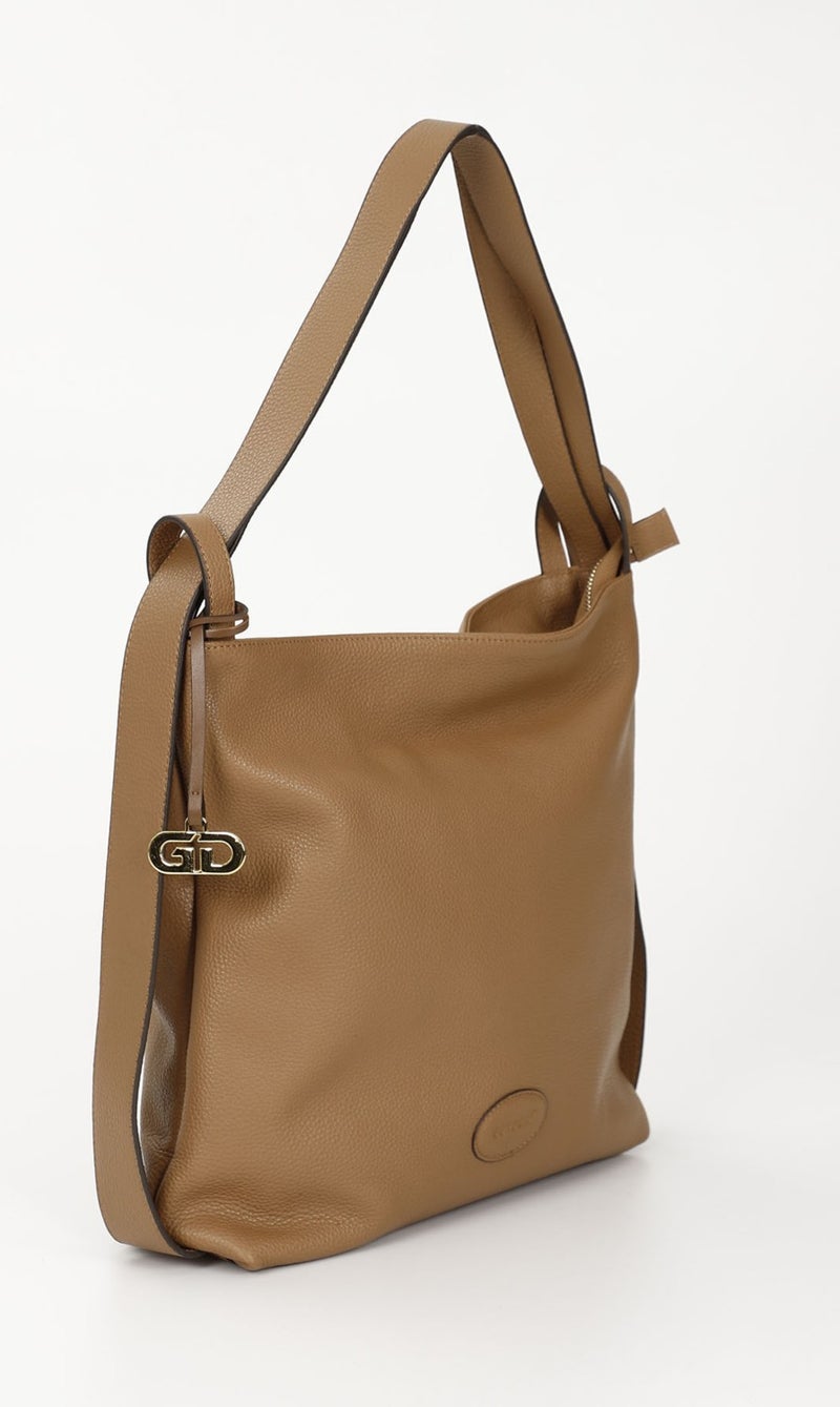 Gönderi(r) Gon Platinum Genuine Leather Large Size Women's Shoulder and Backpack Bag B7740  - Image 4