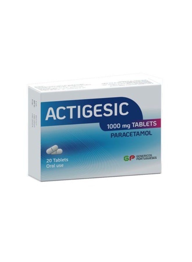 ACTIGESIC 1000MG TAB 20S