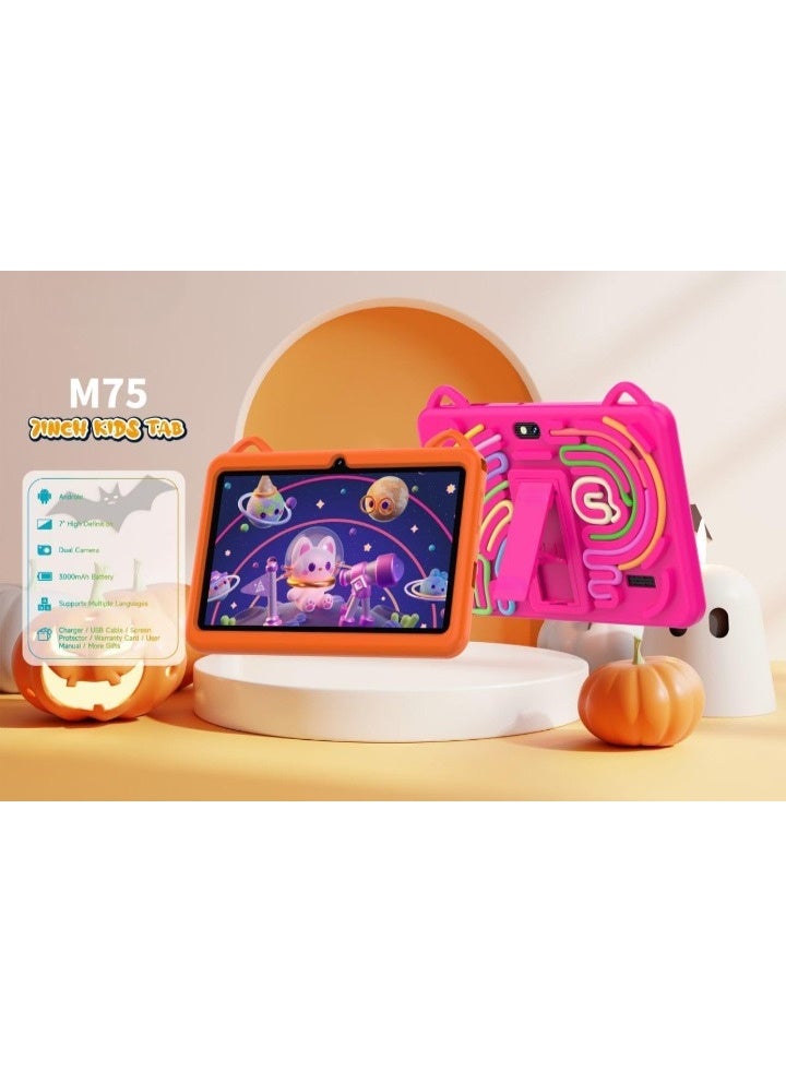 REBENUO M75 Kids Tablet, 7-inch HD Display, Android 13, 6+256GB, 5G WiFi, Dual Camera, 3000mAh Battery - Image 4